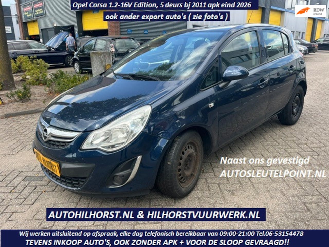 Opel Corsa - 1.2-16V Edition ( export handel, enz zie de foto's ) - AutoWereld.nl