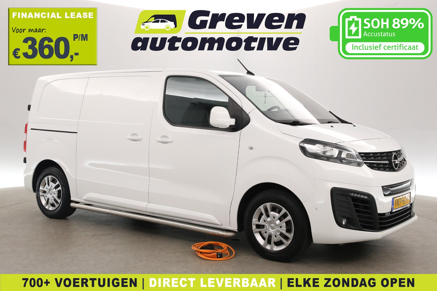 Opel Vivaro-e - L3H1 Innovation 75 kWh | Snelladen | SOH 89% | Clima | Cruise | Carplay | 3 Zits | 2xSchui - AutoWereld.nl