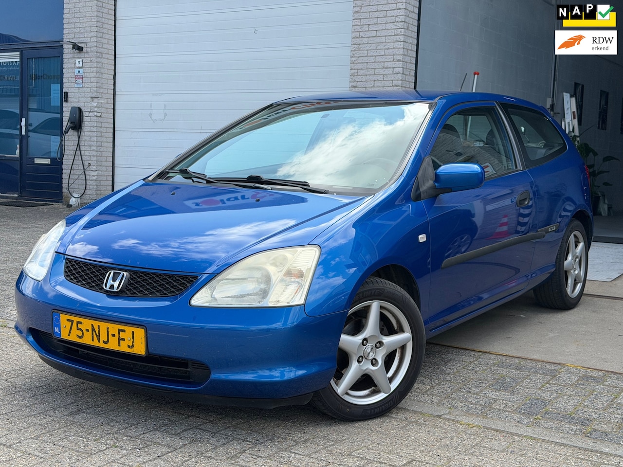Honda Civic - 1.4i Yumé LS/ 3drs/ nap/ 1jaar apk/ goede onderhoud/ airco/ EL-ramen. - AutoWereld.nl