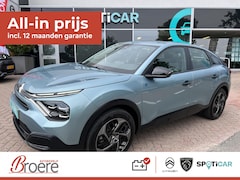 Citroën Ë-C4 - You 50 kWh 136 pk Automaat SOH 100%, Navigatie via apple carplay