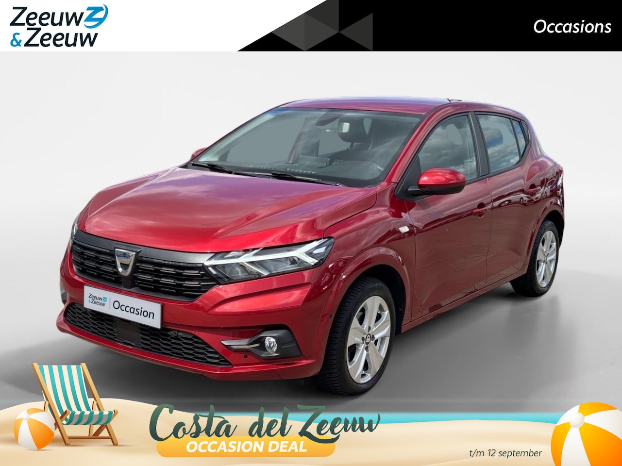 Dacia Sandero - 100PK TCe Bi-Fuel Essential | 1e eigenaar | Trekhaak | Airco | Bluetooth | Parkeersensoren - AutoWereld.nl