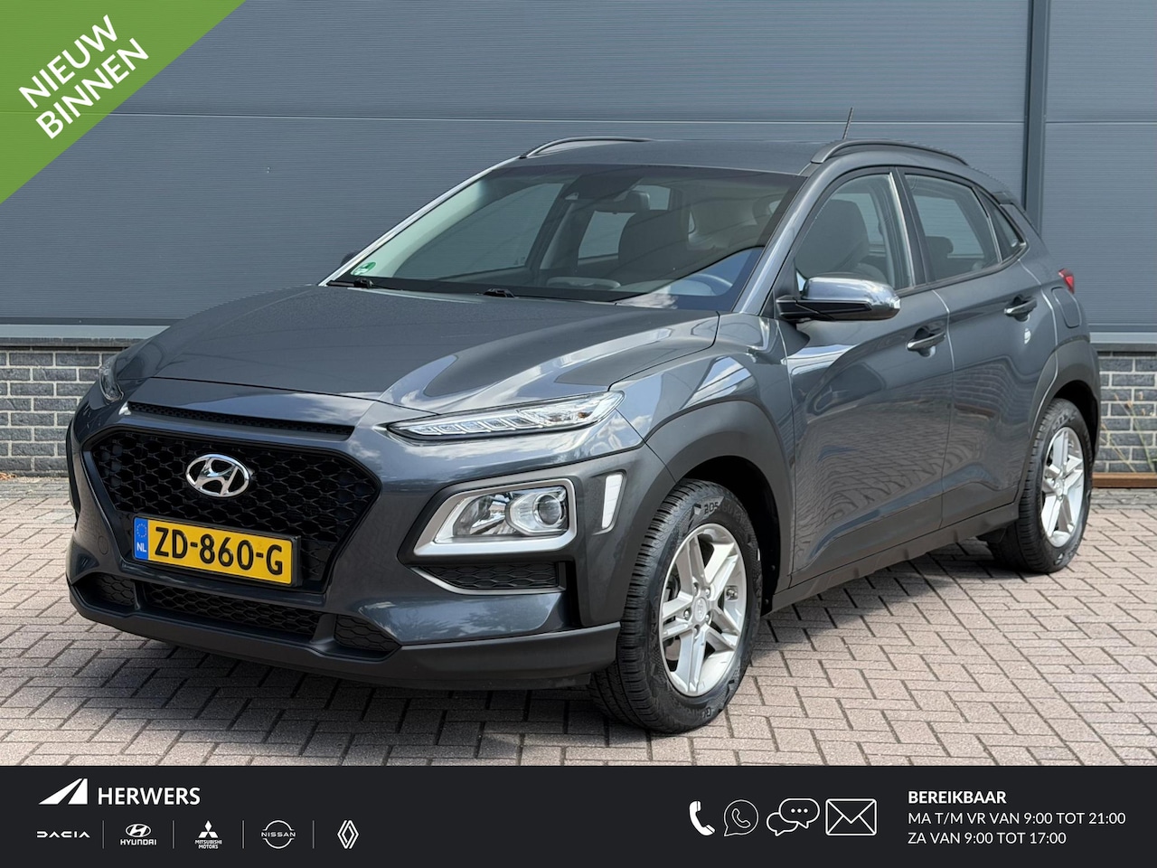 Hyundai Kona - 1.0T Essence / Dealer Onderhouden / Trekhaak / 1200KG Trekgewicht / Navigatie / Achteruitr - AutoWereld.nl