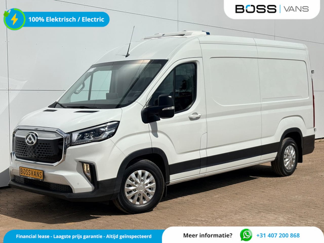Maxus eDeliver 9 - 89 kWh 204PK L3H2 Elektrische Koelwagen Vriezer Dual Thermo King -22°C/22°C Camera Cruise - AutoWereld.nl