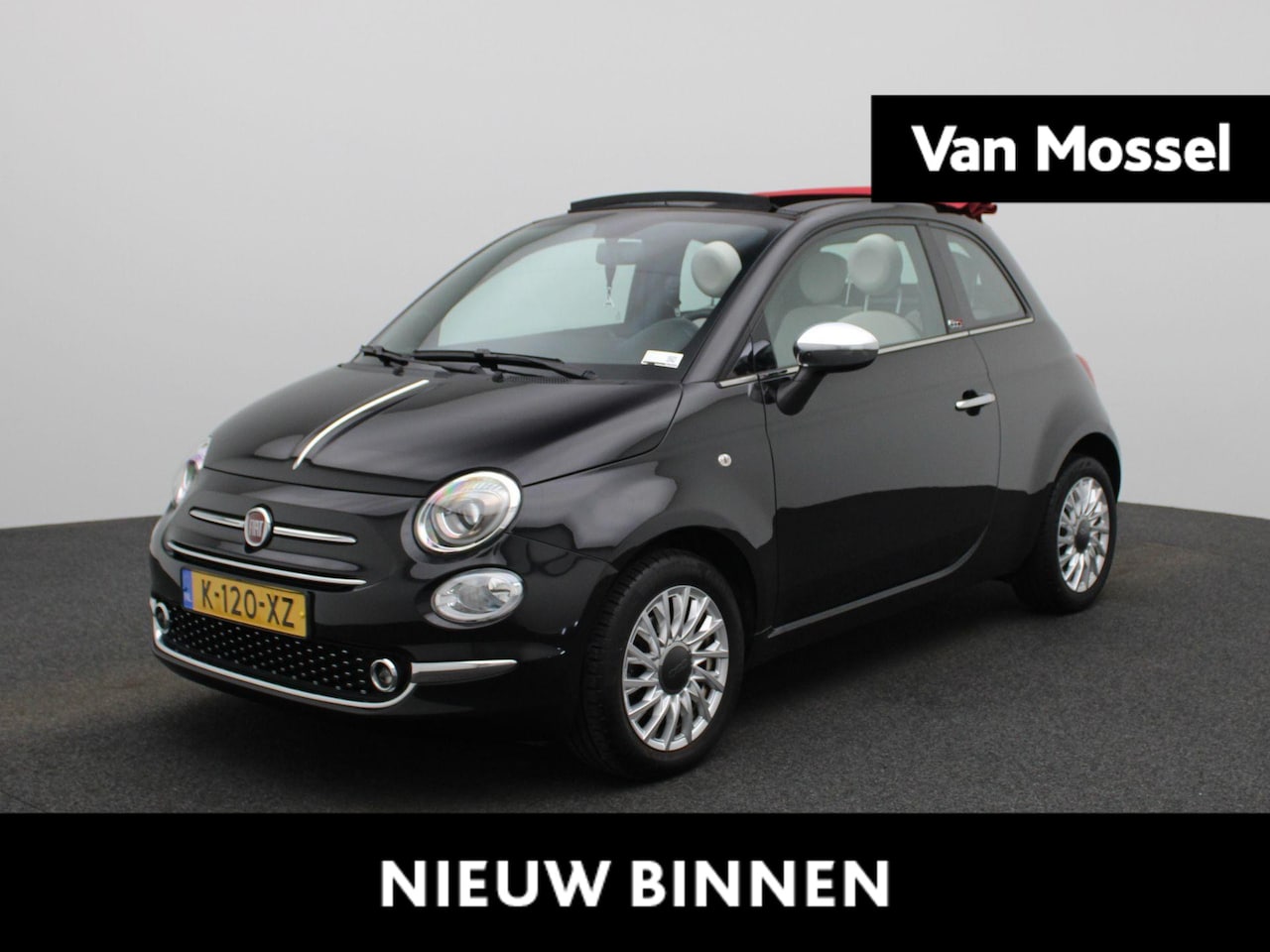 Fiat 500 - 1.0 Hybrid Cult | Cabrio | LMV | DAB | Cruise control | Parkeer sensoren | Bluetooth | Nav - AutoWereld.nl