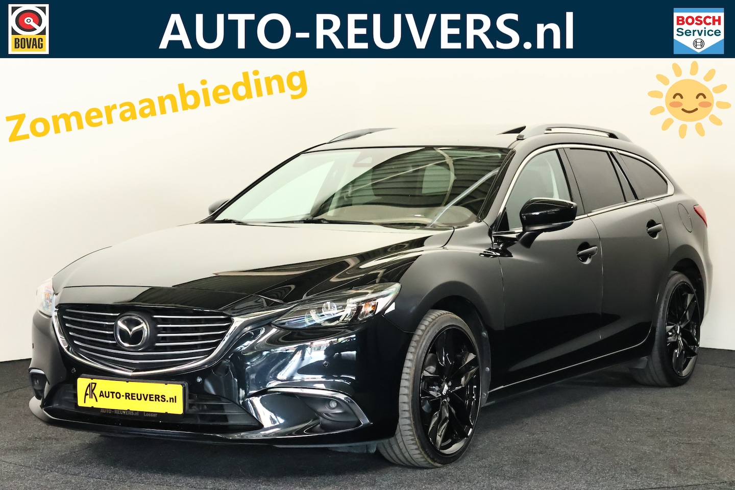 Mazda 6 Sportbreak - 2.5 SkyActiv-G 192 Kizoku Intense / Schuifdak / Leder / BOSE / ACC / HUD - AutoWereld.nl