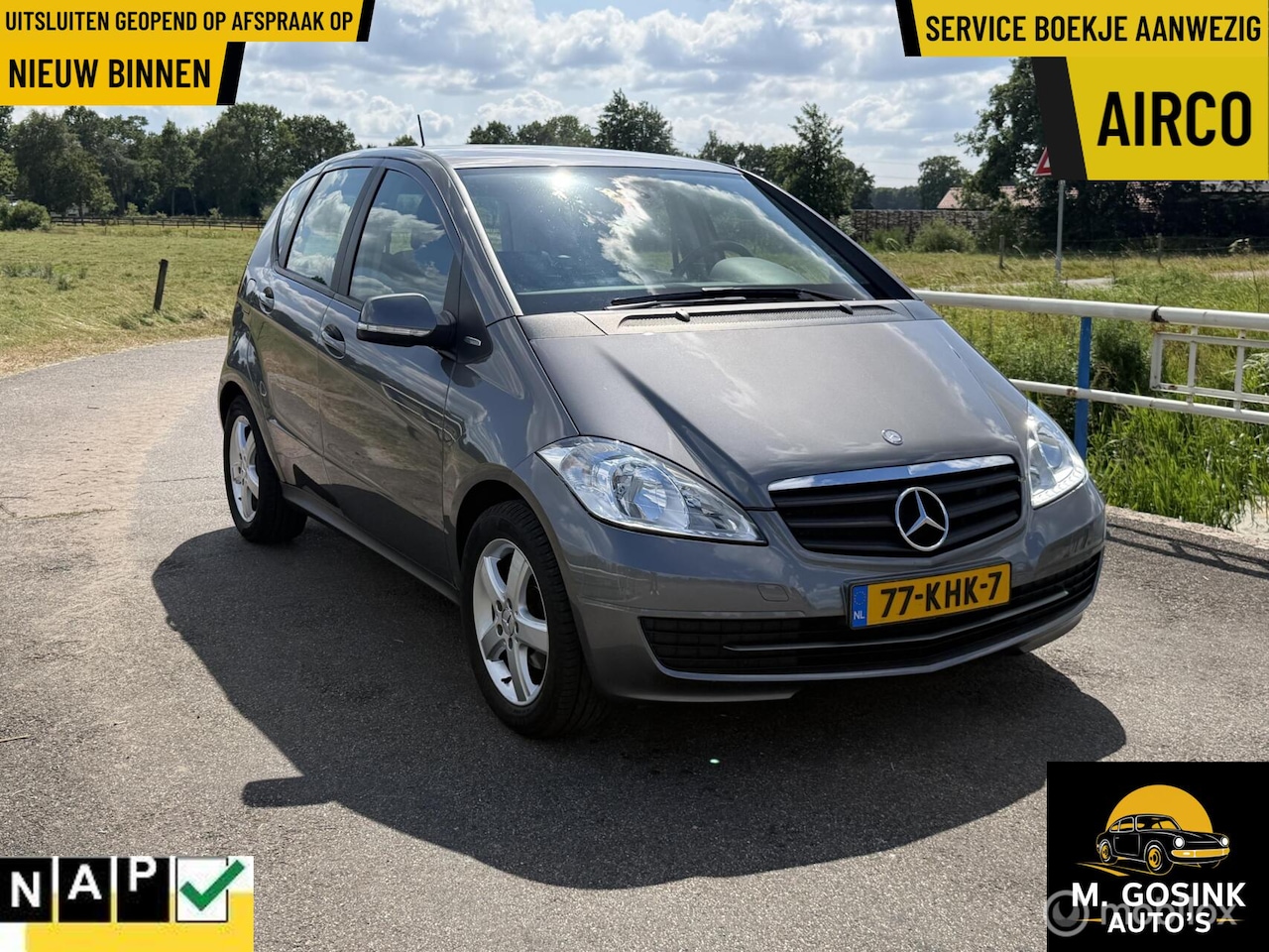 Mercedes-Benz A-klasse - 160 BlueEFFICIENCY Airco 5deurs 116DKM Nap - AutoWereld.nl