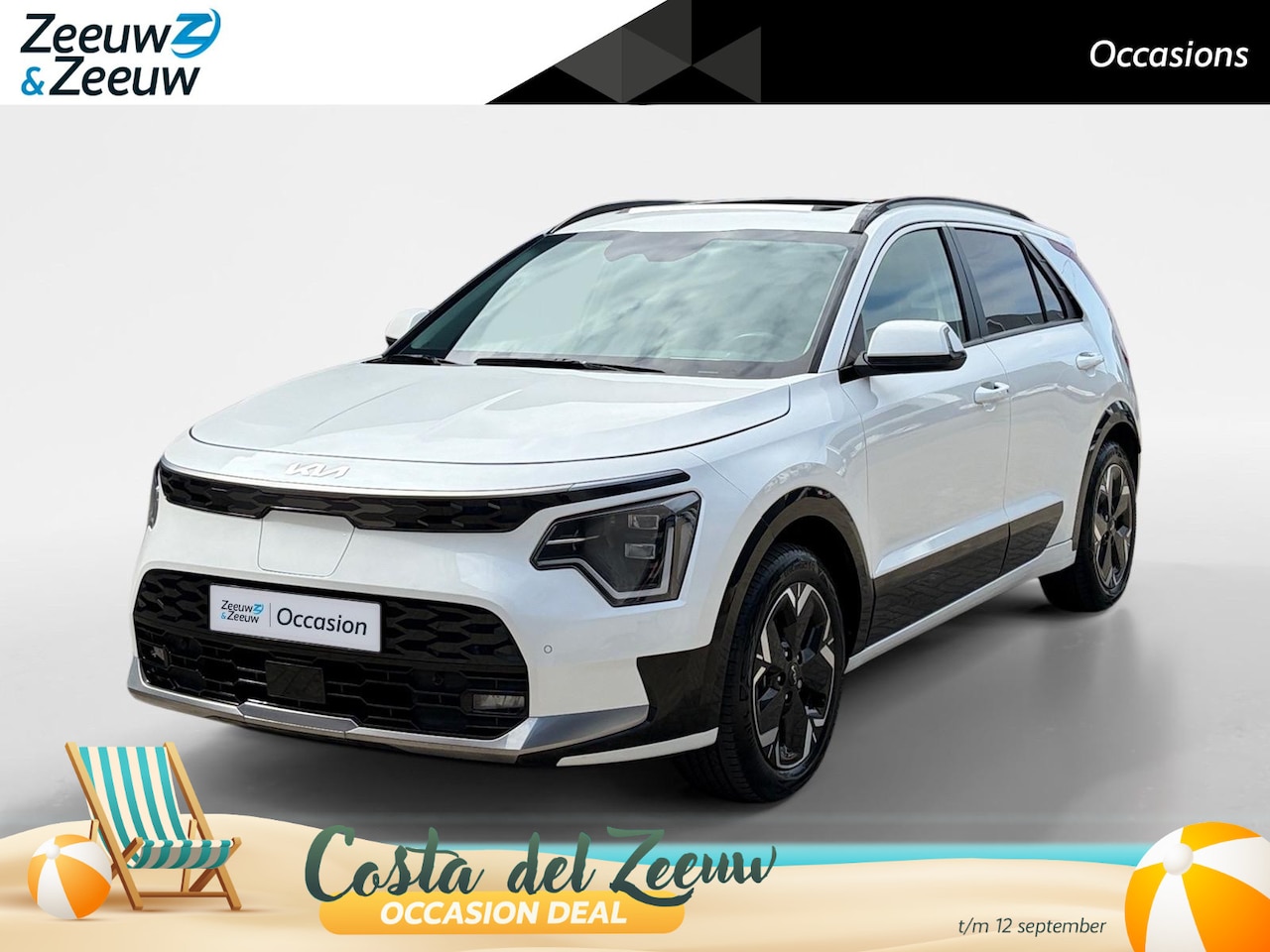 Kia Niro EV - DynamicPlusLine 64.8 kWh | Glazen schuif-/kanteldak | Stoel- en stuurverwarming | Elektris - AutoWereld.nl