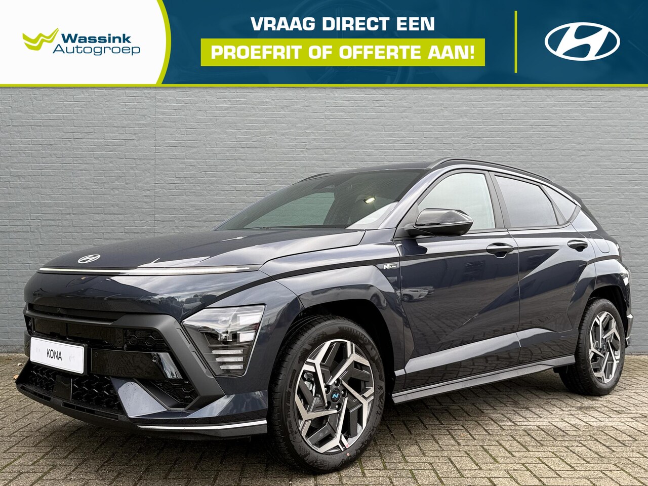 Hyundai Kona - 1.6 GDI HEV N Line 1.6 GDI HEV N Line - AutoWereld.nl