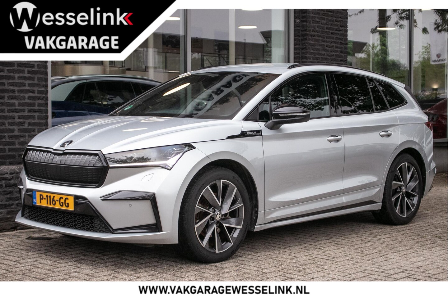 Skoda Enyaq iV - 60 Sportline - Trekhaak Wegklapb. | - AutoWereld.nl