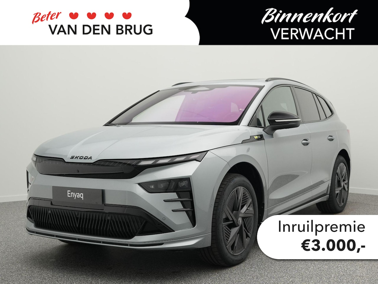 Skoda Enyaq iV - 85X RS | Trekhaak | Panoramadak | Led Matrix | Achteruitrijcamera | Adaptieve cruise contr - AutoWereld.nl