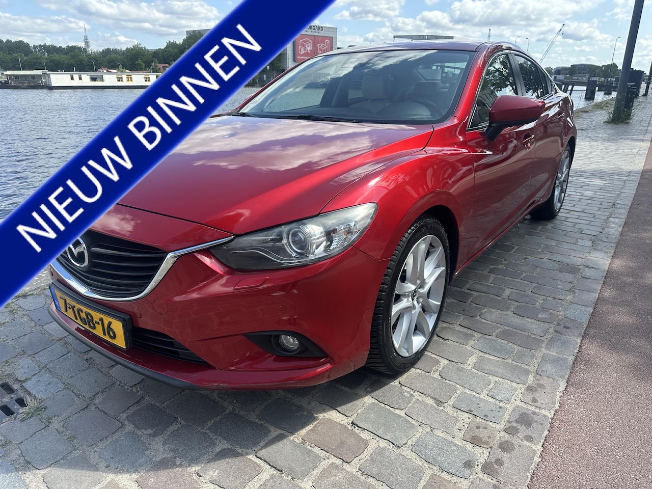 Mazda 6 - 2.0 HP GT-M Nieuwstaat !! airco/ecc navi/camera leer - AutoWereld.nl