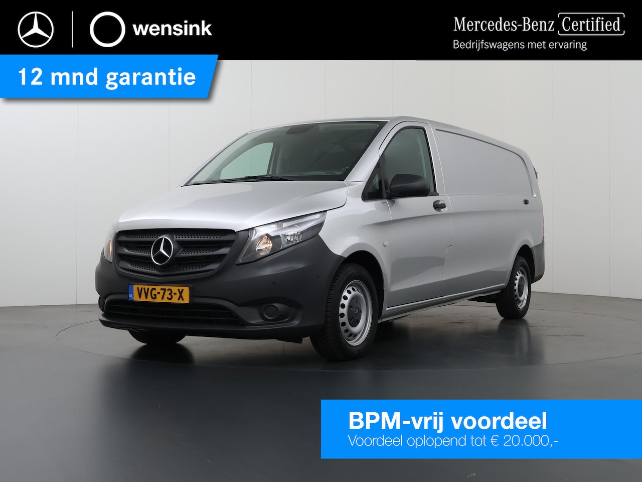 Mercedes-Benz Vito - 116 CDI | AUT. | XL L3 | NAVIGATIE | PARKEERCAMERA | 3-ZITS | STOELVERWARMING | CRUISE CON - AutoWereld.nl