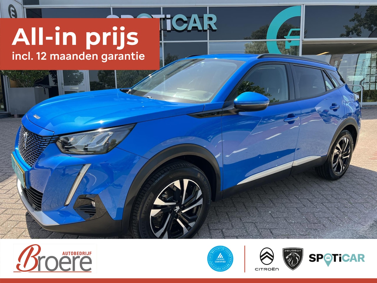 Peugeot e-2008 - EV Allure 50 kWh 136 pk Automaat Range tot 300 km SOH 89%, Achteruitrijcamera - AutoWereld.nl