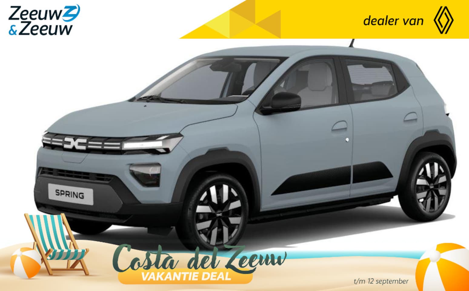 Dacia Spring - Expression 70 24.3 kWh Nu met € 1.400,- voorraadkorting | inclusief gratis 5 jaar garantie - AutoWereld.nl