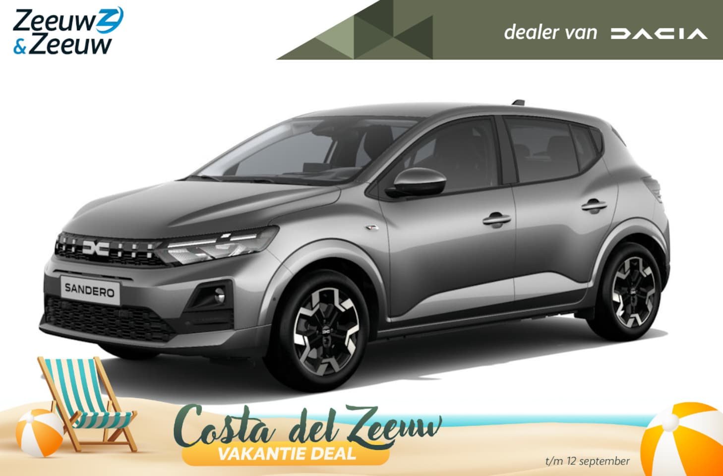 Dacia Sandero - Eco-G 120 journey | Nu met € 450,- Zeeuw en Zeeuw actiekorting | financier tegen slechts 2 - AutoWereld.nl