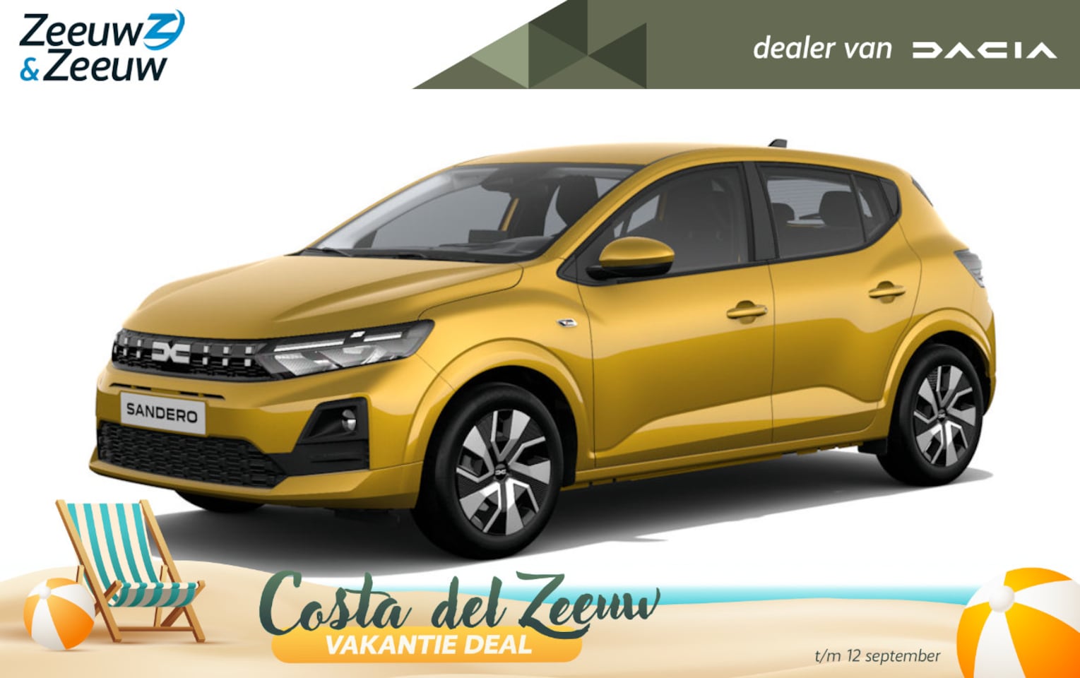 Dacia Sandero - TCe 100 expression | Nu met € 450,- Zeeuw en Zeeuw actiekorting | financier tegen slechts - AutoWereld.nl