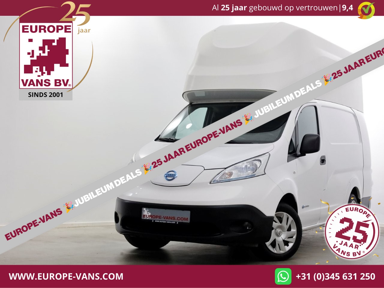 Nissan e-NV200 - L2H2 Optima 40 kWh 100% Elektrisch Snellader WLTP 200km SOH 89% 08-2021 - AutoWereld.nl