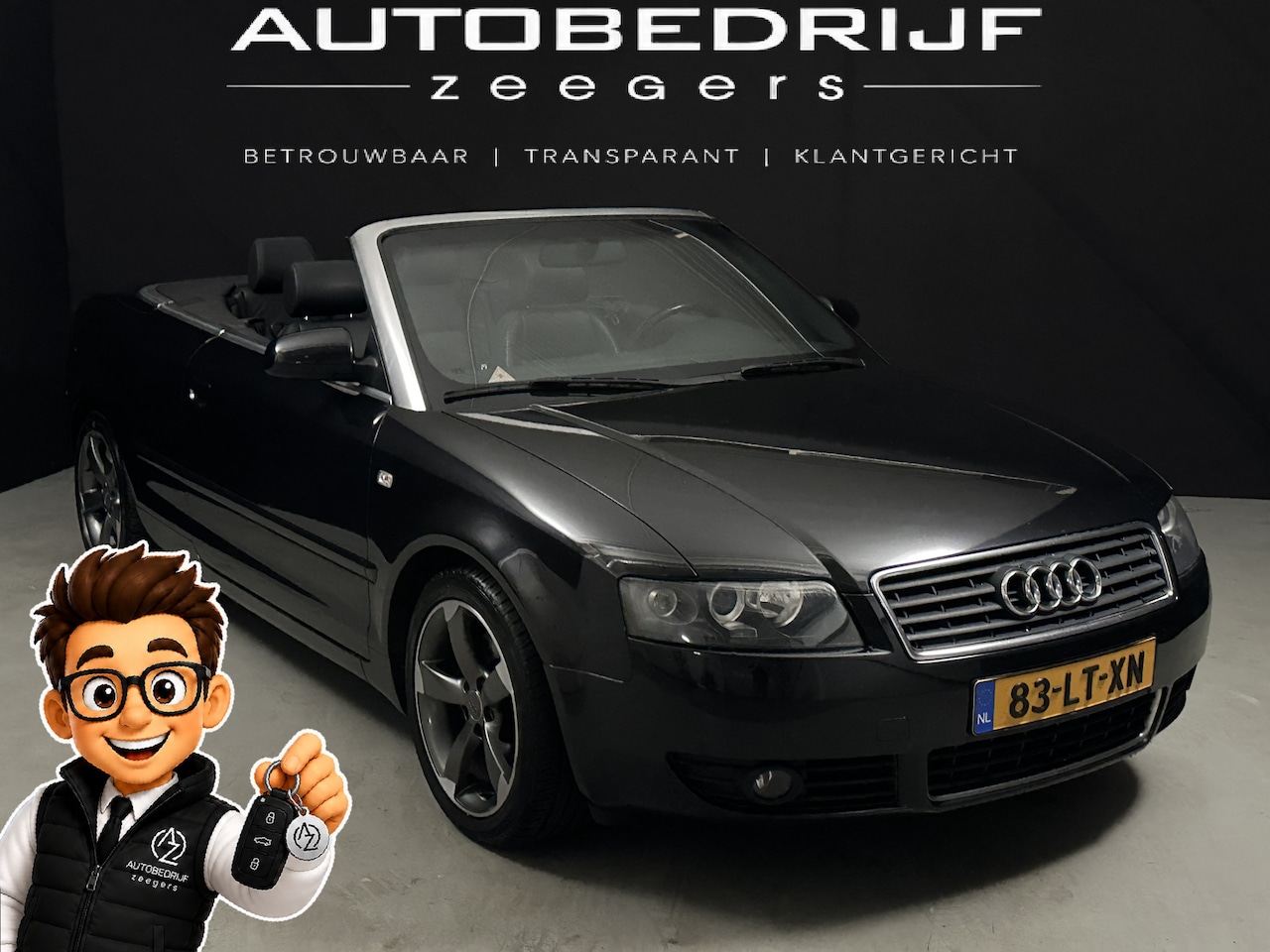 Audi A4 Cabriolet - 2.4 V6 Exclusive S-line *Cabrio*Heatseat*Full Leather* - AutoWereld.nl