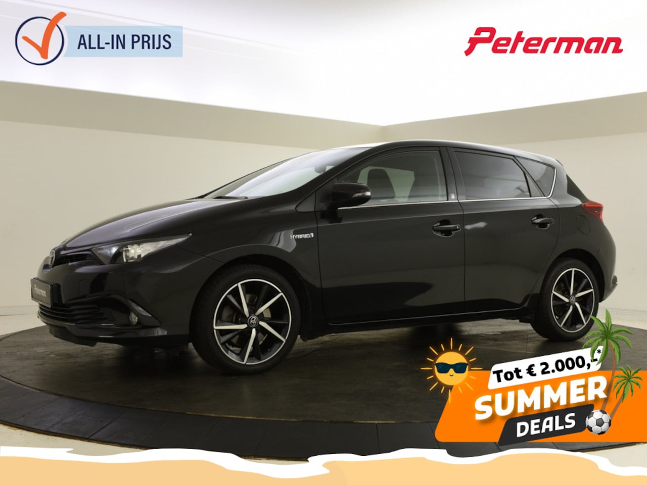 Toyota Auris - 1.8 Hybrid Team D | PDC V+A | Navigatie - AutoWereld.nl