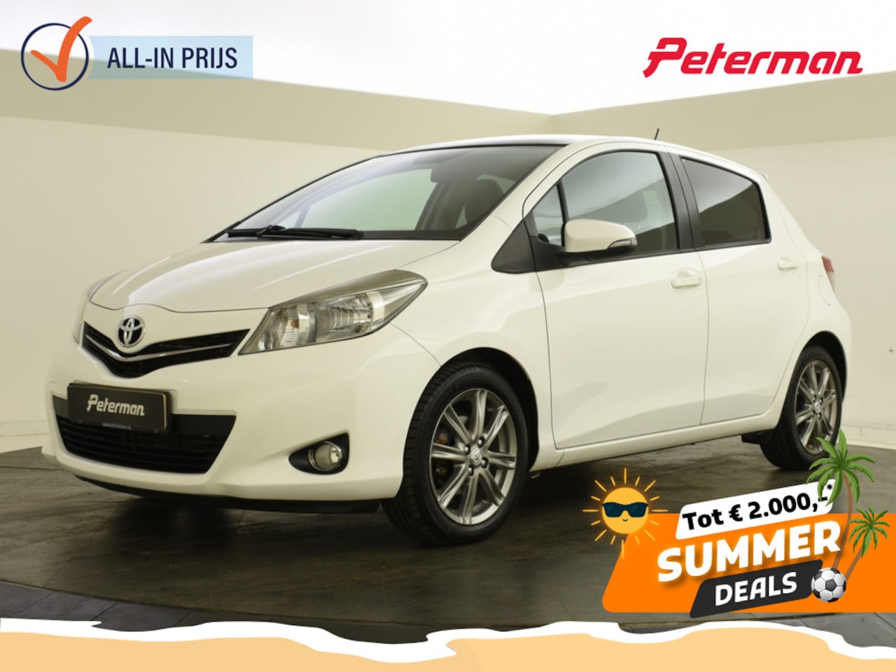 Toyota Yaris - 1.3 VVT-i Aspiration | Panoramadak | Navigatie | Camera - AutoWereld.nl