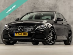 Mercedes-Benz C-klasse - 200 AMG Sport 184Pk Automaat (GROOT NAVI, DIAMOND GRILL, LEDER, STOELVERWARMING, ELEK SPOR