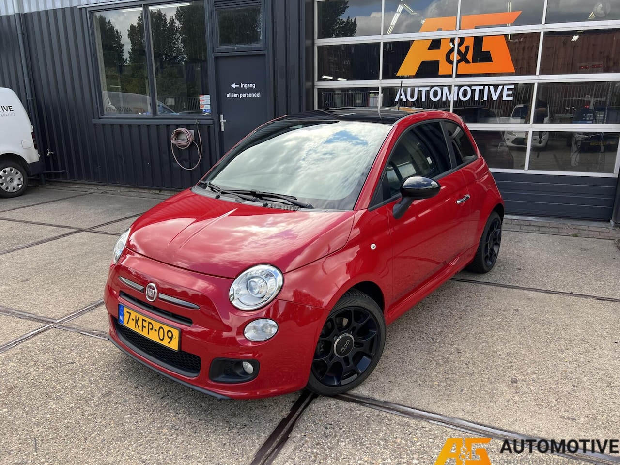 Fiat 500 - 0.9 TwinAir 500S 2013 Rood| Automaat | - AutoWereld.nl