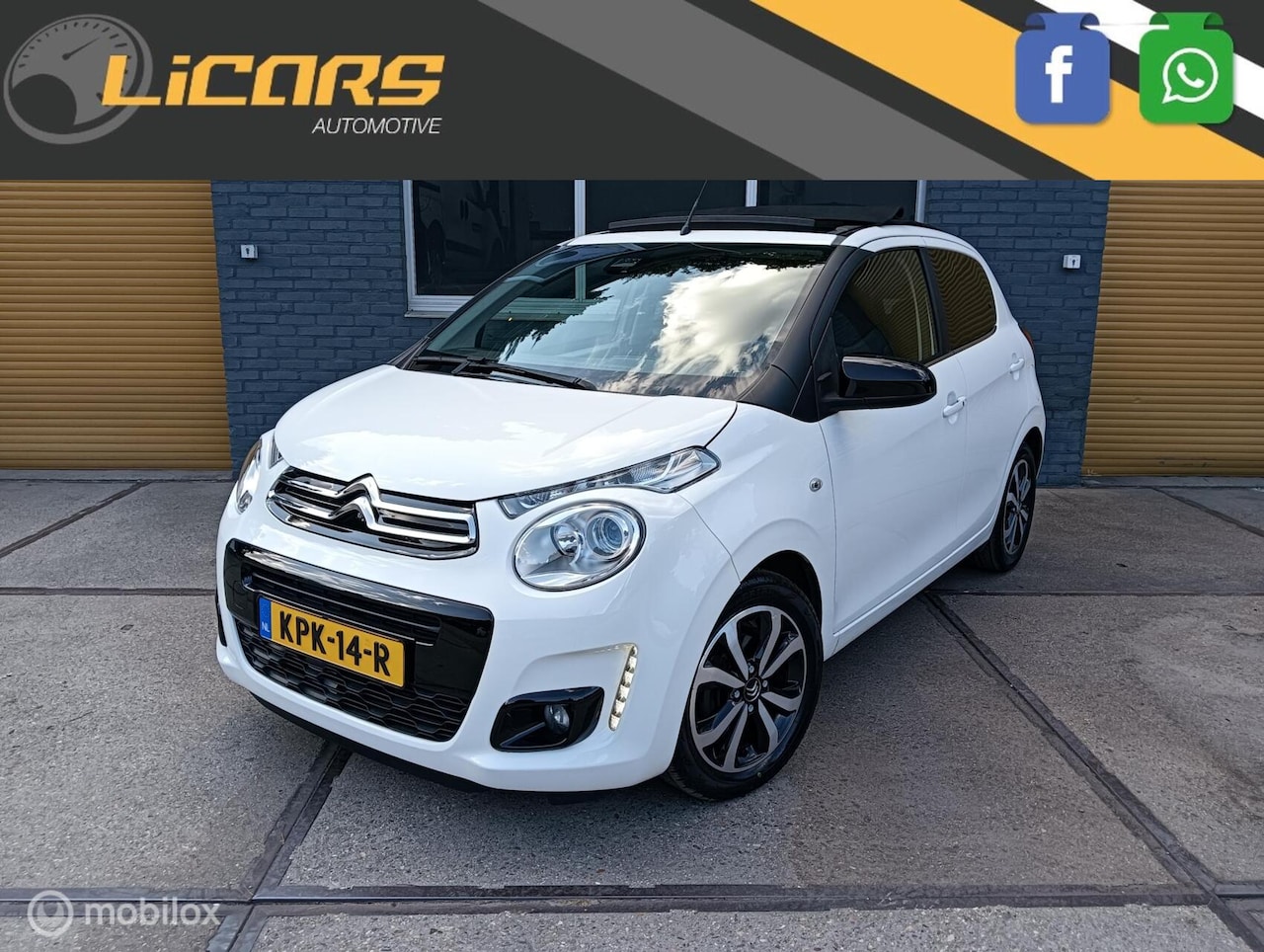 Citroën C1 - 1.0 VTi Airscape AUTOMAAT/LEDER/ECC Shine - AutoWereld.nl