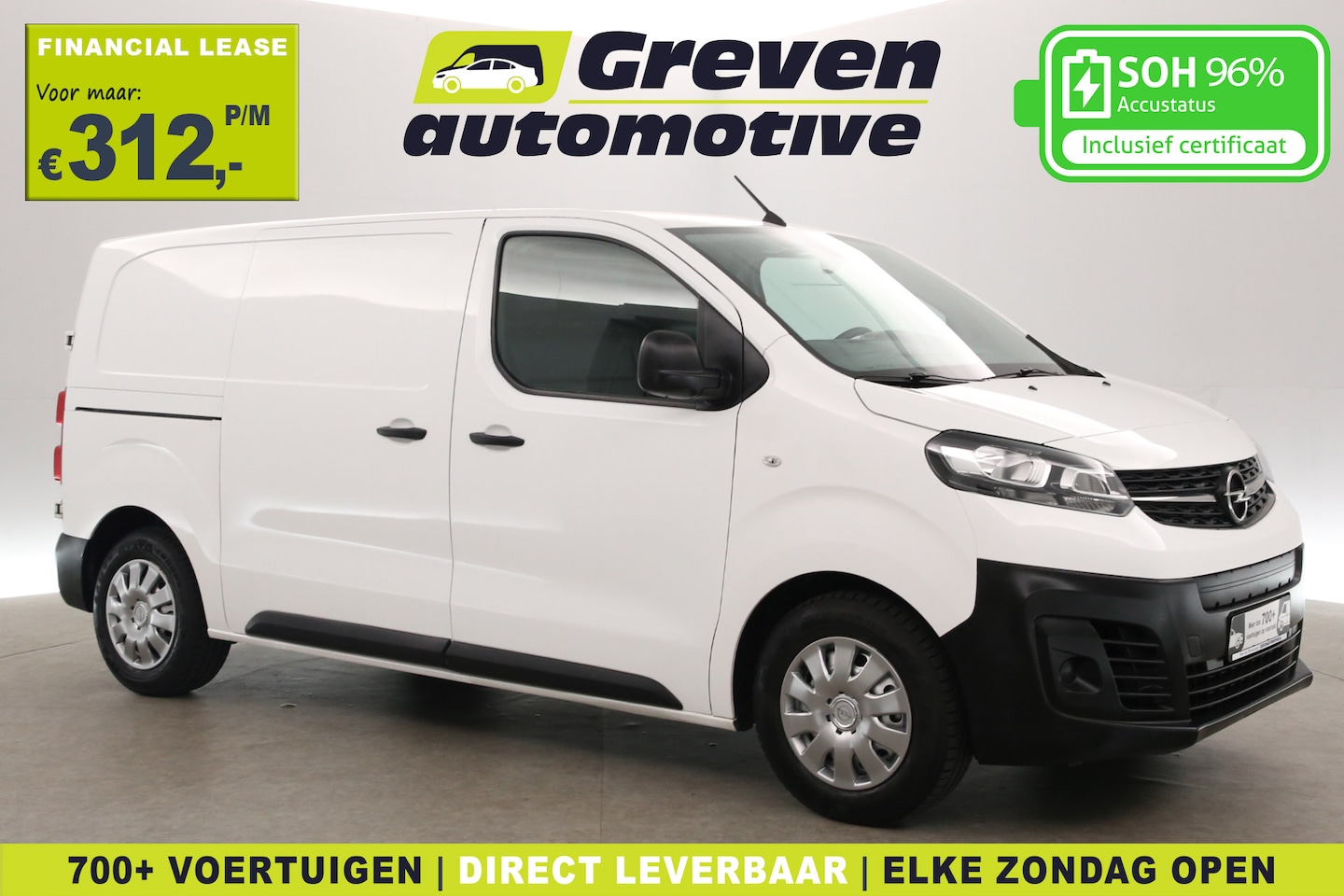Peugeot Expert - Opel Vivaro-e 75 kWh L2H1 | Snelladen | SOH 96% | 3 Zits | Airco | Cruise | Carplay | Park - AutoWereld.nl