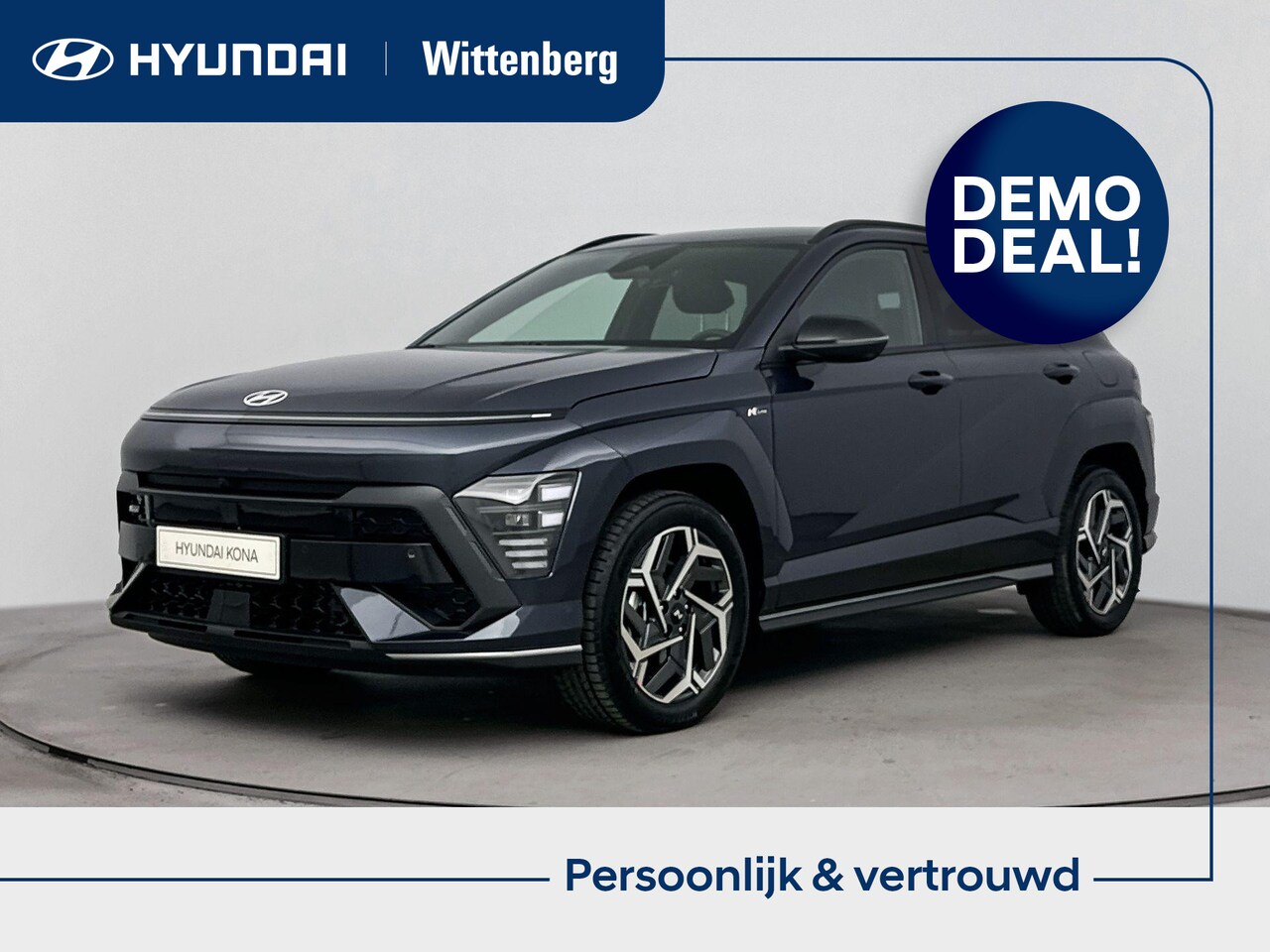 Hyundai Kona - 1.6 GDI HEV N Line 138pk | 18" Lm-wielen | Memory | Stoel + stuurverwarming | El. bed. ach - AutoWereld.nl