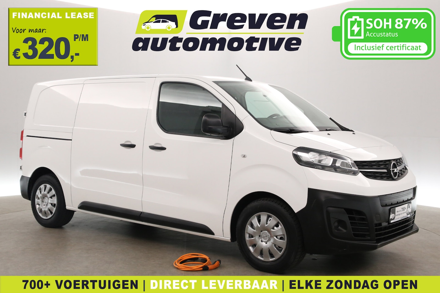 Citroën ë-Jumpy - Opel Vivaro-e 75 kWh L2H1 | Snelladen | SOH 87% | Airco | Cruise | 3 Zits | Carplay | Park - AutoWereld.nl