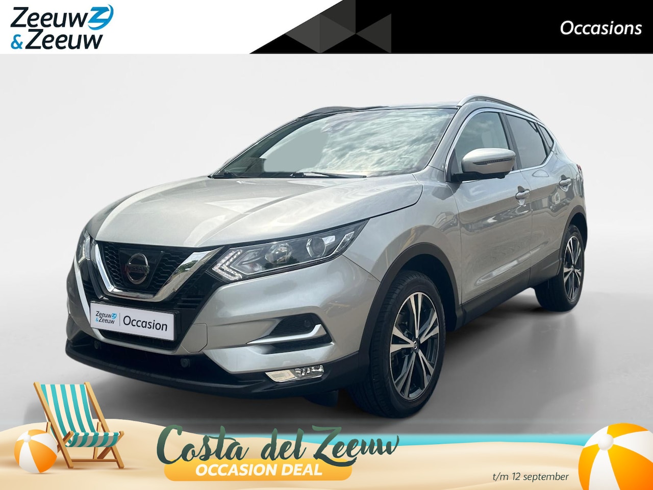 Nissan Qashqai - 1.2 N-Connecta | Navi | Climate | Cruise | Panodak | Trekhaak | - AutoWereld.nl
