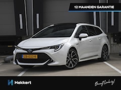 Toyota Corolla Touring Sports - Premium 2.0 Hybrid 184pk Automaat PANO | 18''LM | SPORTSTOELEN LEDER | DODE HOEK | JBL SOU