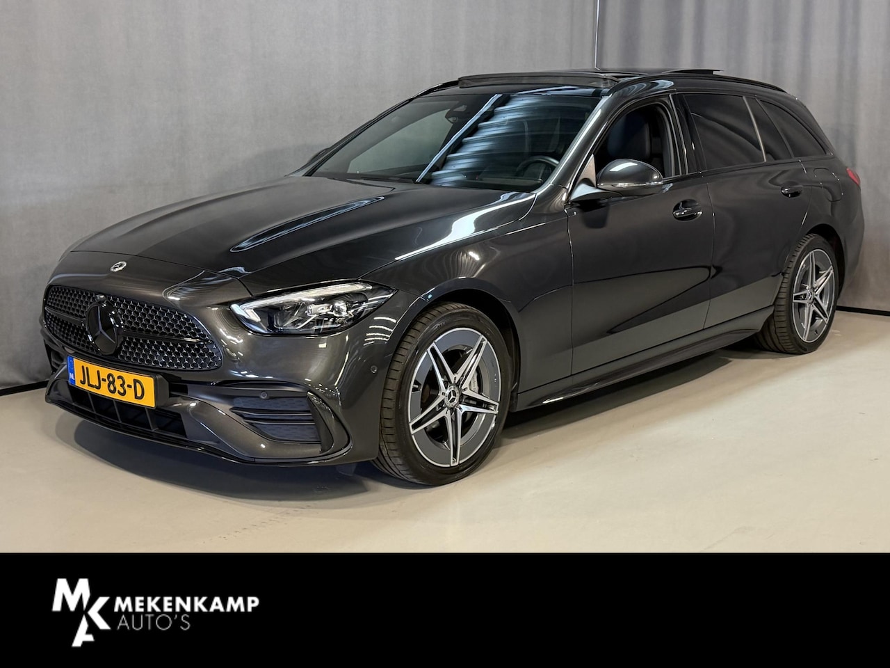 Mercedes-Benz C-klasse Estate - 300 e AMG Line 18"/Panoramadak/Trekhaak/LED/Stoelverwarming/Sfeerverlichting/Elektrische k - AutoWereld.nl