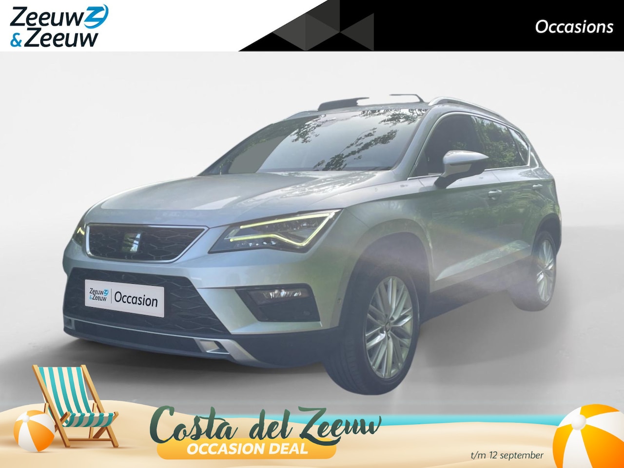SEAT Ateca - 1.5 TSI Excellense Business Intense | AUTOMAAT | KANTEL/SCHUIFDAK | NAVI | CLIMATE | ACHTE - AutoWereld.nl