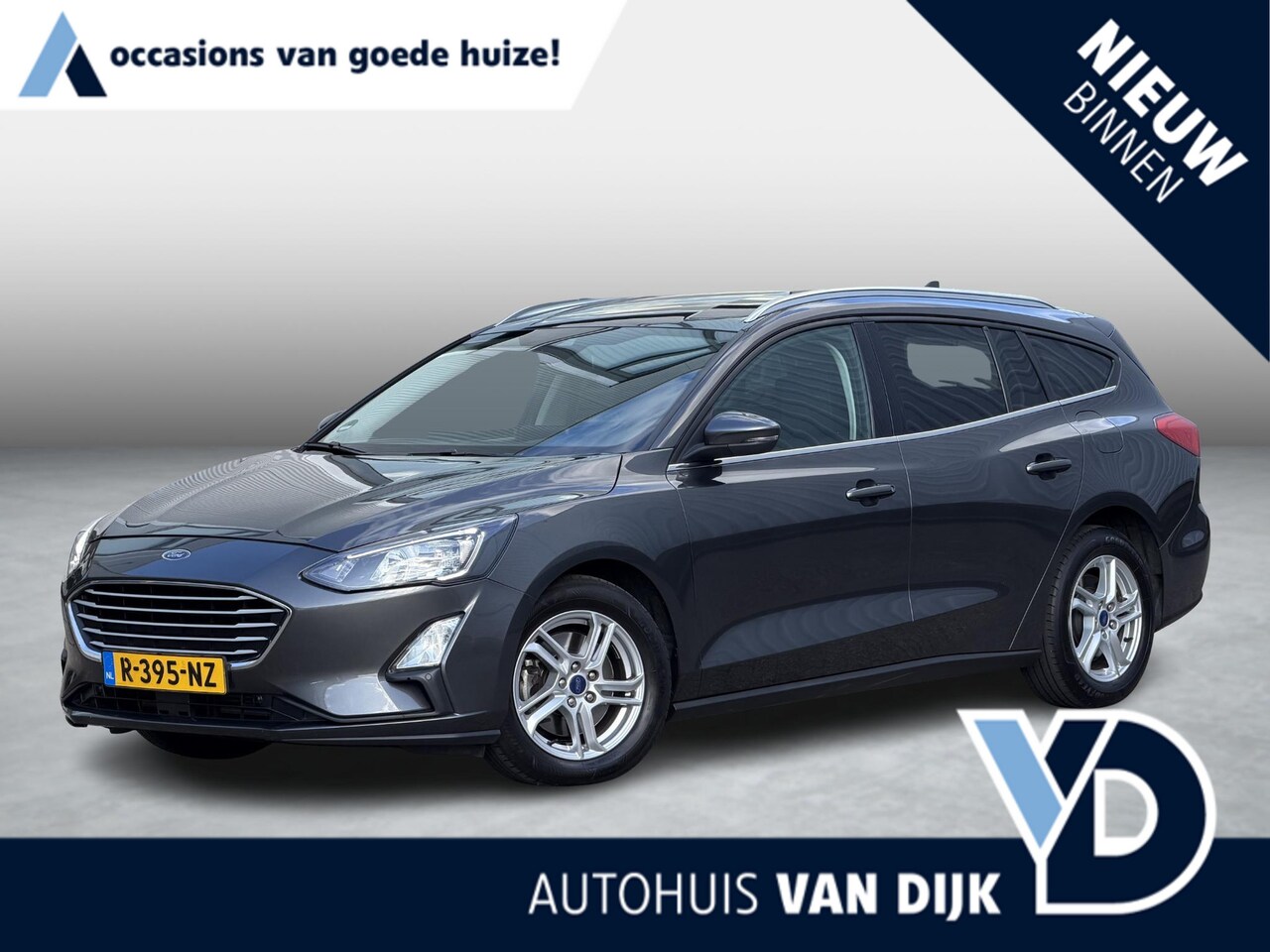 Ford Focus Wagon - 1.0 EcoBoost Titanium X Business | Carplay/Stuur-/Stoel&Voorruitverw./Camera/Cruise Contro - AutoWereld.nl