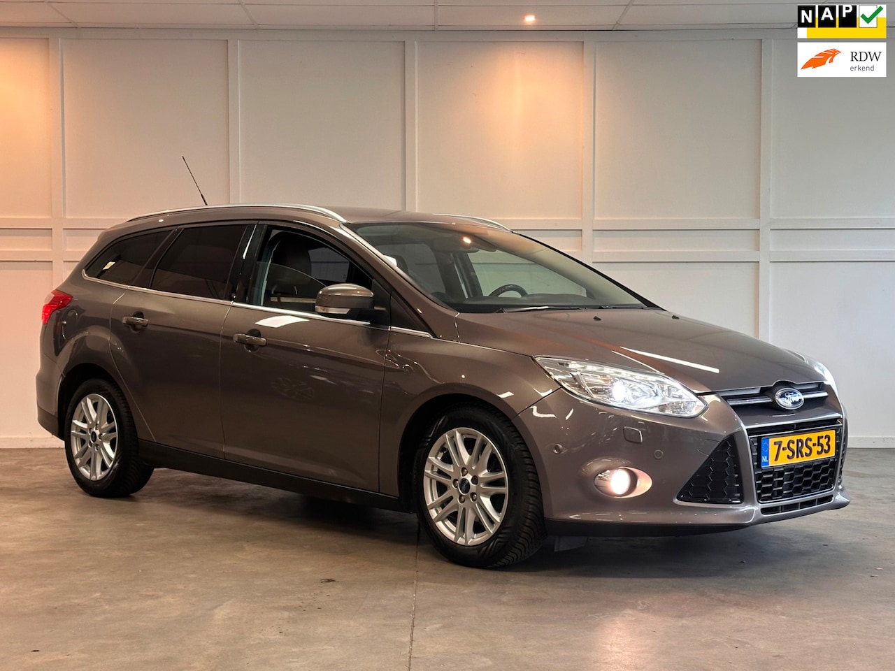 Ford Focus Wagon - 1.6 TDCI ECOnetic / Titanium / Xenon / Leer / Cruise - AutoWereld.nl