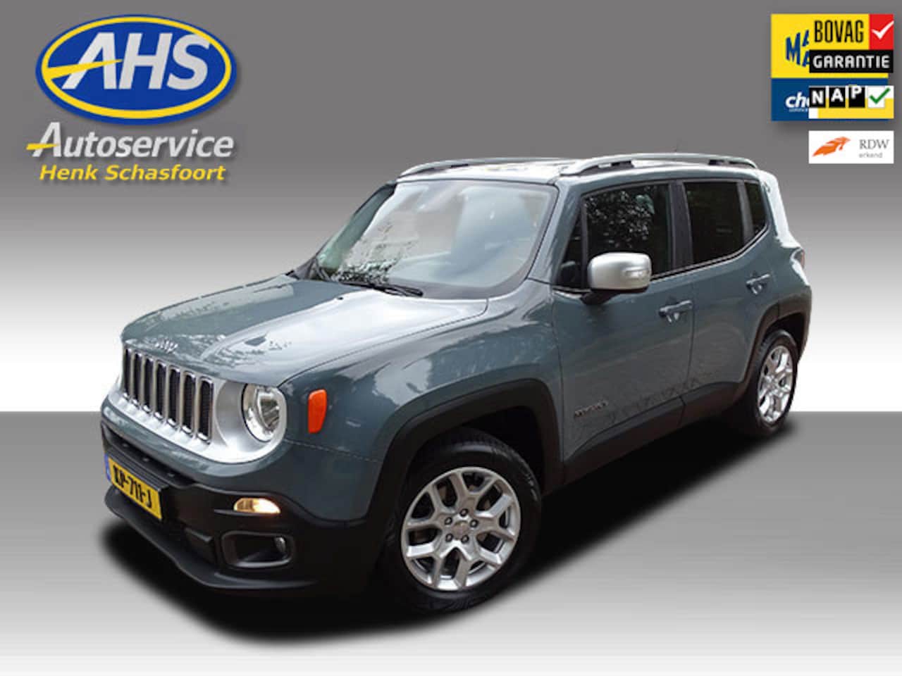 Jeep Renegade - 1.4 MultiAir Limited AUTOMAAT. LEER - AutoWereld.nl