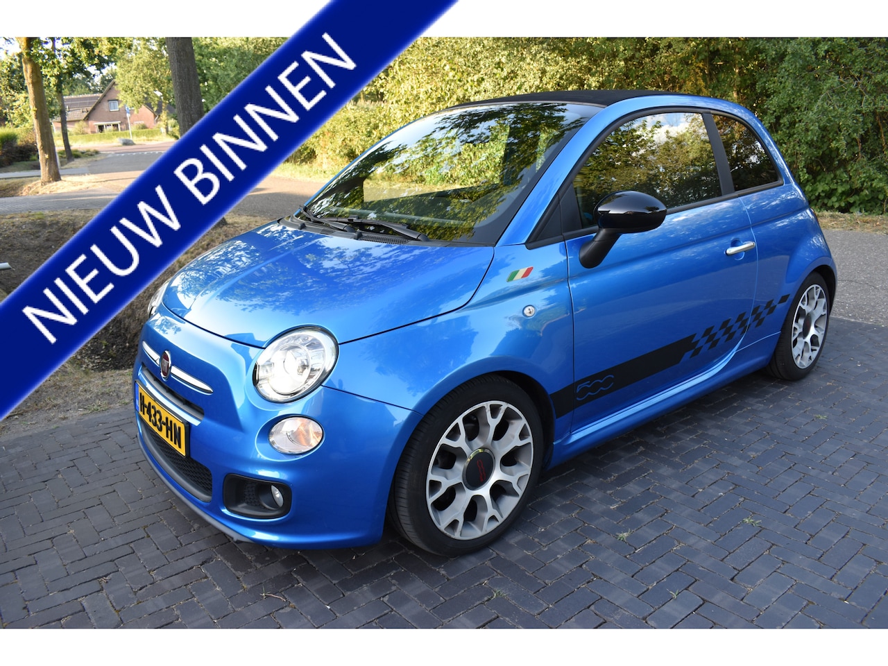 Fiat 500 C - 0.9 TwinAir 500Sport AUT. Cabrio NIEUWST! - AutoWereld.nl
