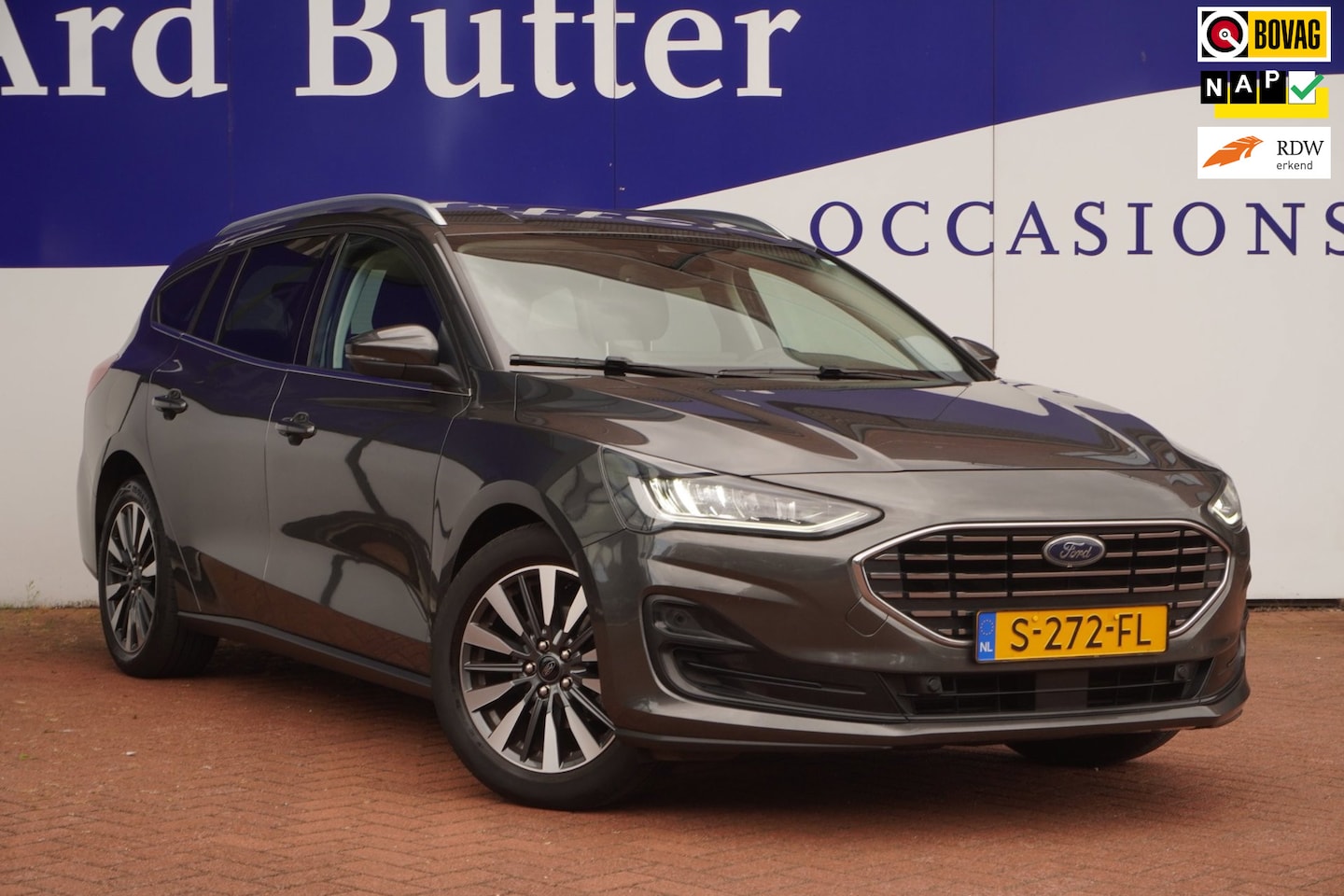 Ford Focus Wagon - 1.0 EcoBoost 155PK Hybrid Titanium X Vitrual+Led+camera+Breed-Navigatie+ecc+17"lmv = ORIG/ - AutoWereld.nl
