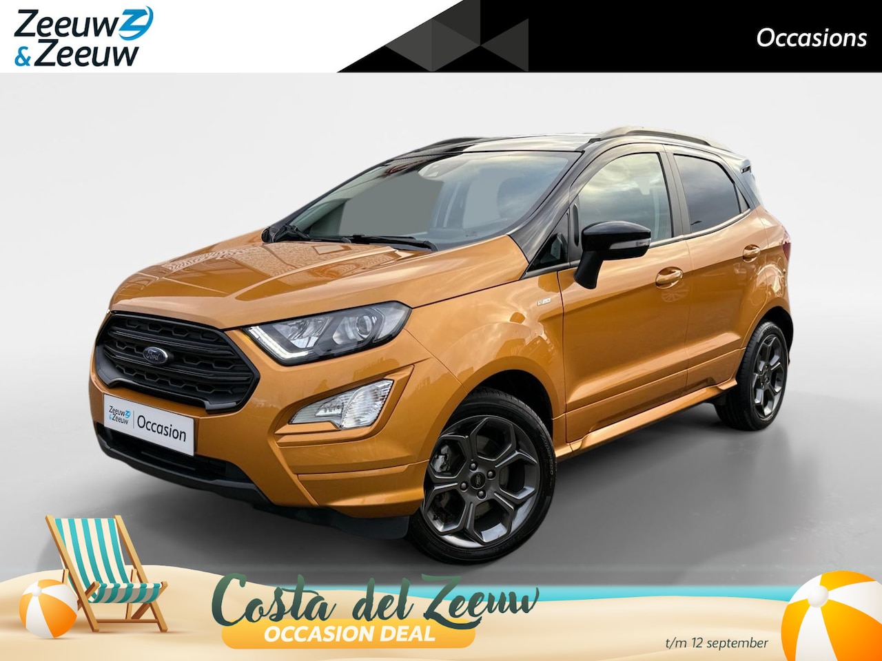 Ford EcoSport - 1.0 EcoBoost ST-Line | Stoel-, Stuur- en Voorruitverwarming | Apple Carplay & Android Auto - AutoWereld.nl