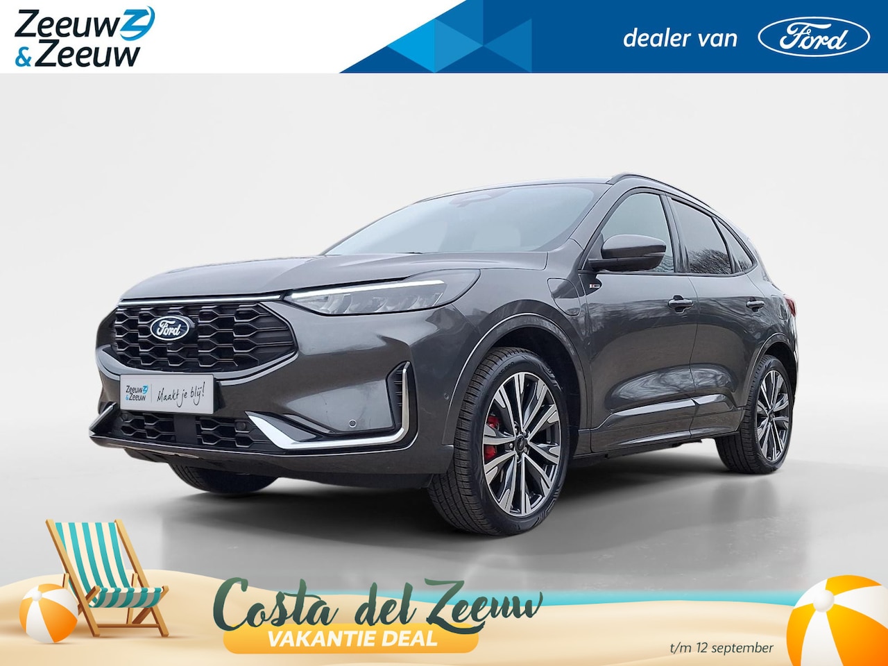 Ford Kuga - 2.5 PHEV ST-Line X Nieuw te bestellen | Winterpack | El. Trekhaak | 20" Lichtmetaal | 360C - AutoWereld.nl