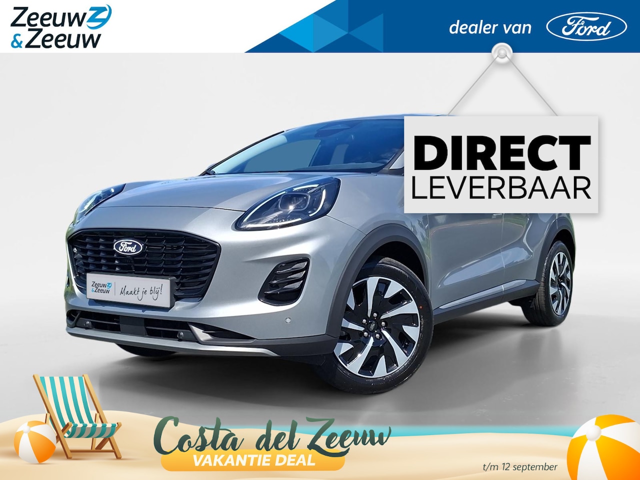 Ford Puma - 1.0 EcoBoost Hybrid Titanium | Winterpack | Afn. Trekhaak | Camera | Climate Control | App - AutoWereld.nl