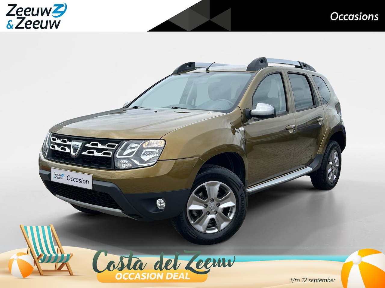 Dacia Duster - 1.2 TCe 4x2 Lauréate |Trekhaak| lage Kmst| Airco| 12 maanden Bovag  Garantie| - AutoWereld.nl
