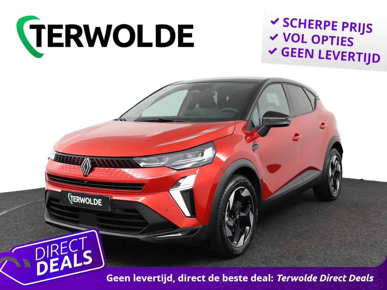 Renault Captur - 1.8 E-Tech full hybrid 160 techno | Pack winter | Pack advanced driving assist | Achteruit - AutoWereld.nl