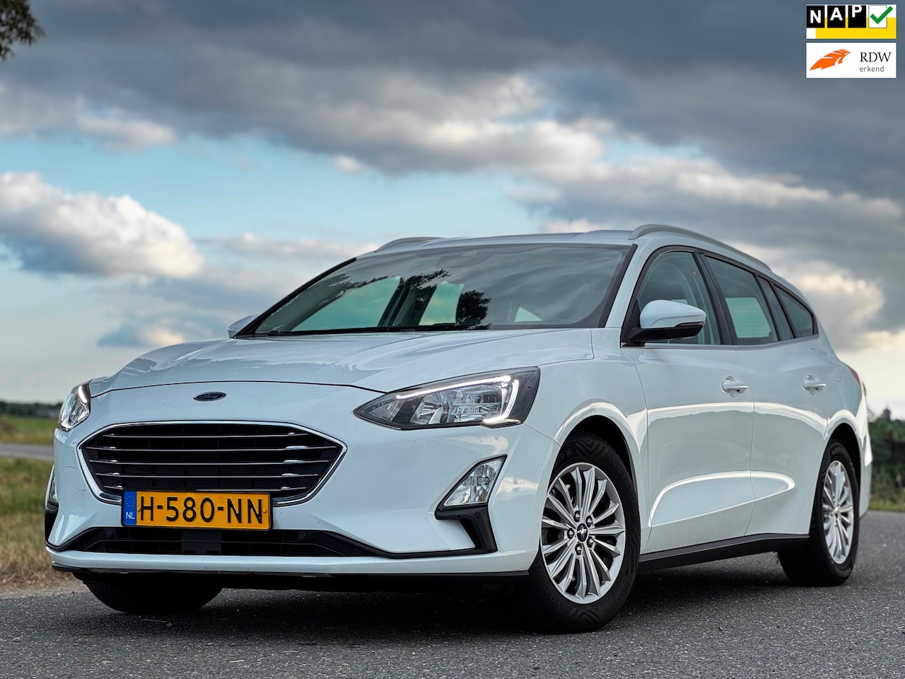Ford Focus Wagon - 1.0 EcoBoost Titanium Business|AUT|LED|NAVI|CARPLAY|PSENSOR|STOELVERW - AutoWereld.nl