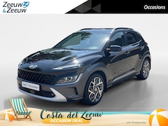 Hyundai Kona - 1.6 GDI HEV Premium Sky | Trekhaak | Pano | Camera | Stoelverwarming V+A | Stuurverwarming