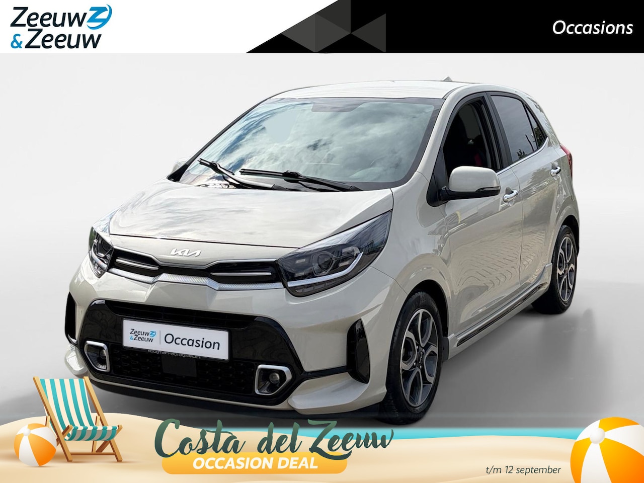 Kia Picanto - 1.0 DPi GT-Line | Lederen bekleding | Achteruitrijcamera | Parkeersensoren achter | Navi | - AutoWereld.nl