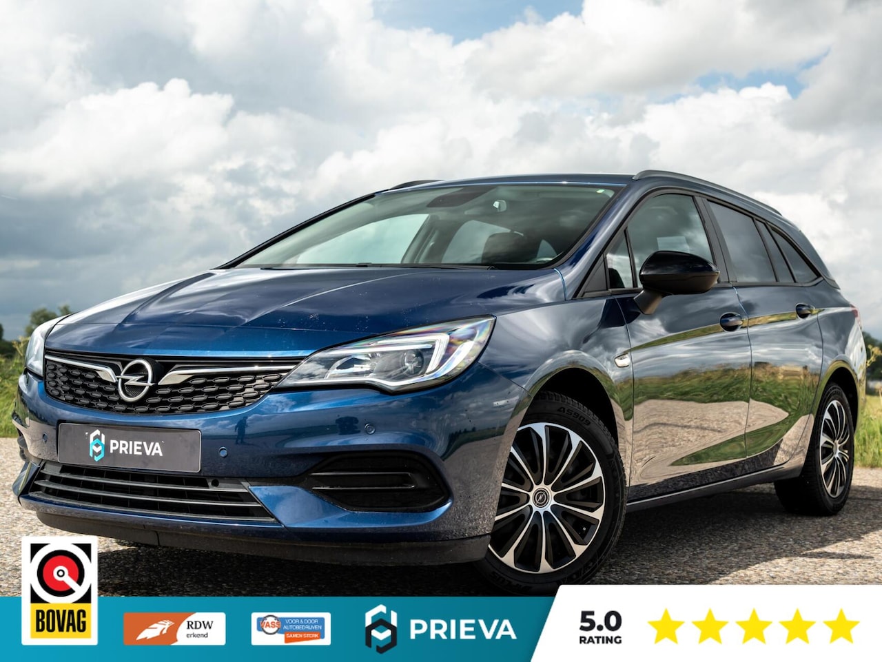 Opel Astra Sports Tourer - 1.2 Turbo | Stoelverwarming | Trekhaak | Dealer | Apple/Android - AutoWereld.nl
