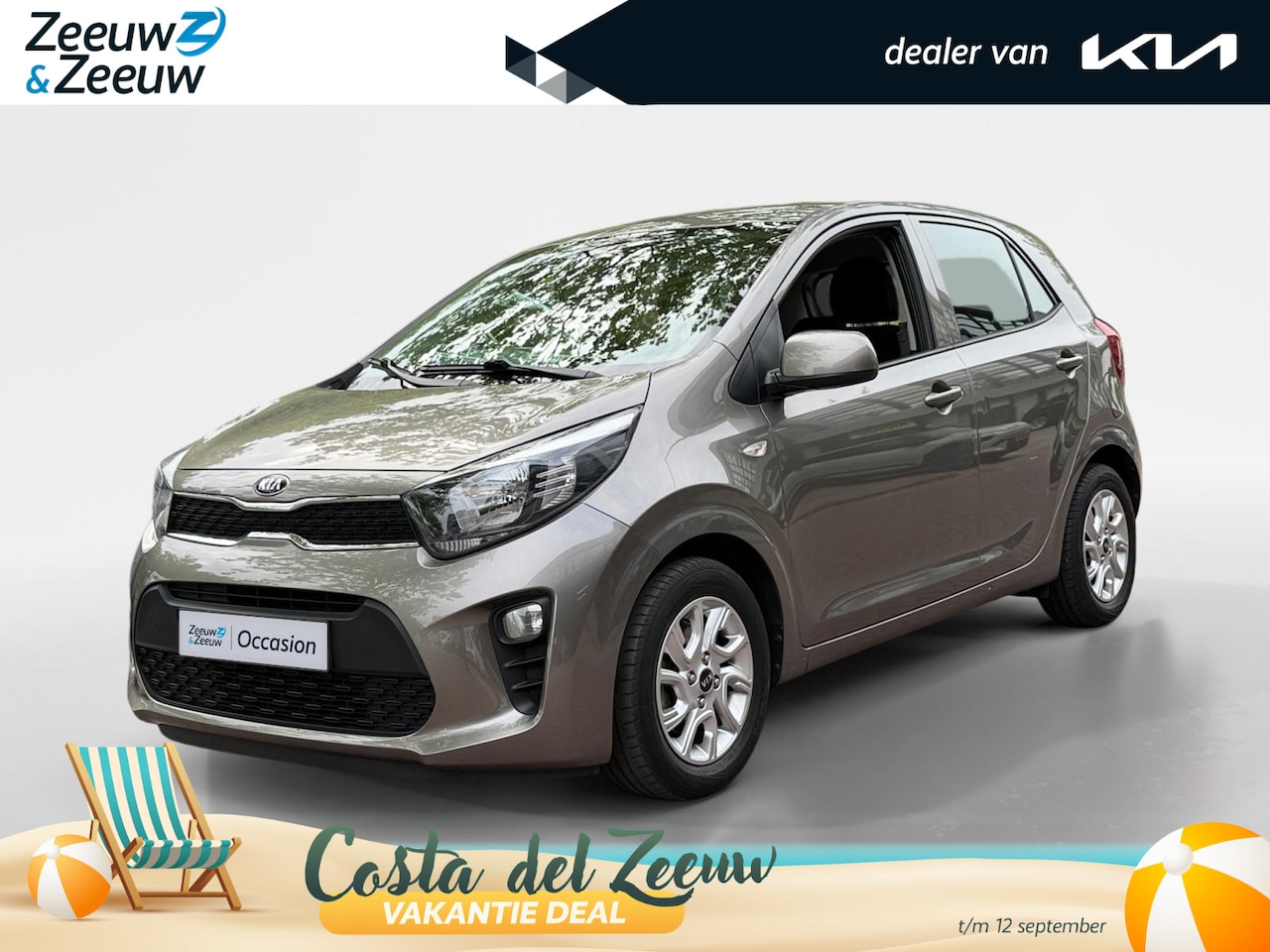 Kia Picanto - 1.0 MPi DynamicLine DEALER ONDERHOUDEN | NAVIGATIE | ACHTERUITRIJCAMERA | RESTERENDE FABRI - AutoWereld.nl