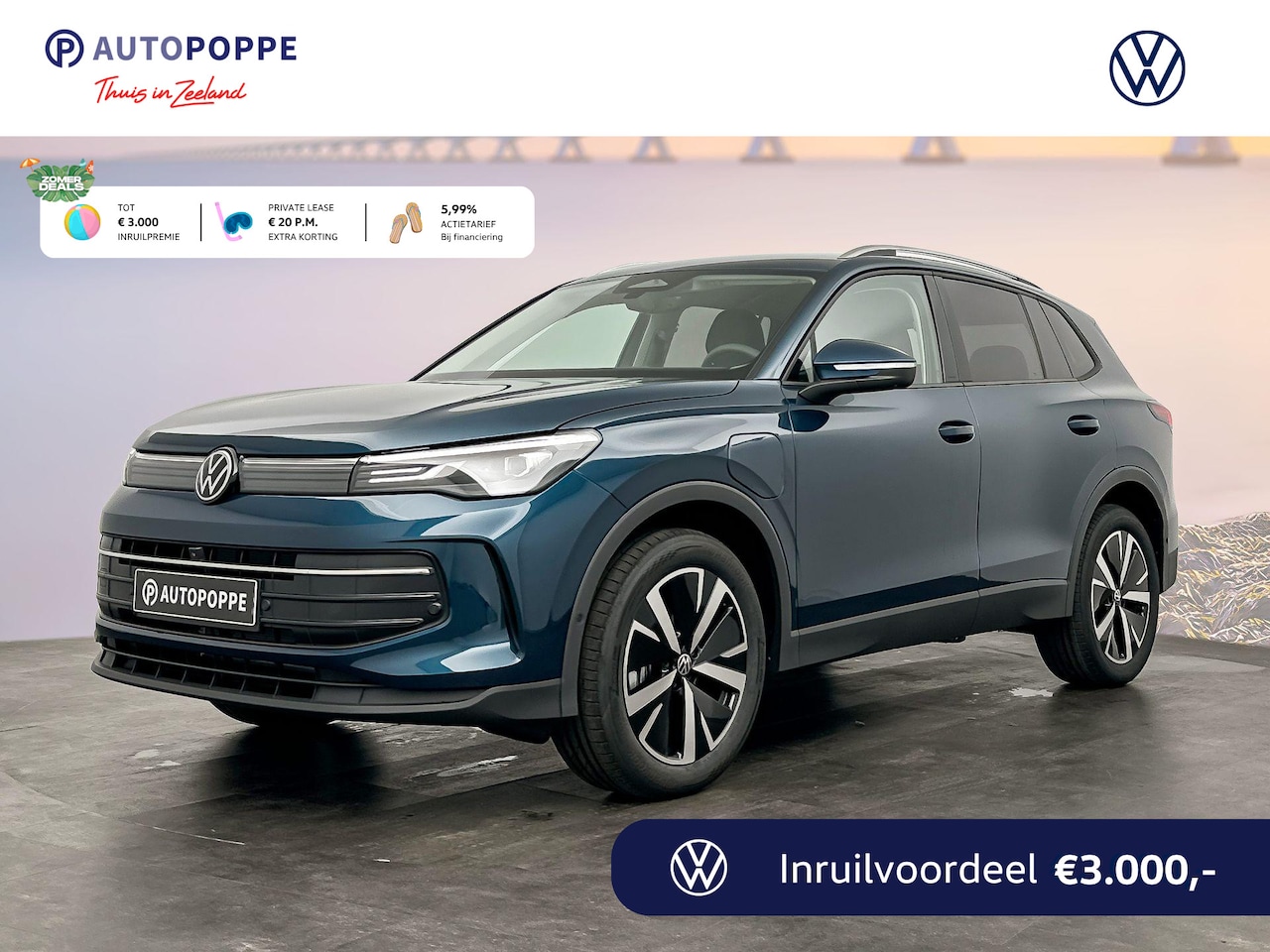 Volkswagen Tiguan - Limited Edition 204 pk Plug in Hybride Voordeel van € 3.500,- - AutoWereld.nl